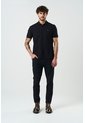 Polo Manga Corta Essential Para Hombre Textura Polo Manga Corta Essential Para Hombre Textura Negro M VÉLEZ de Vélez