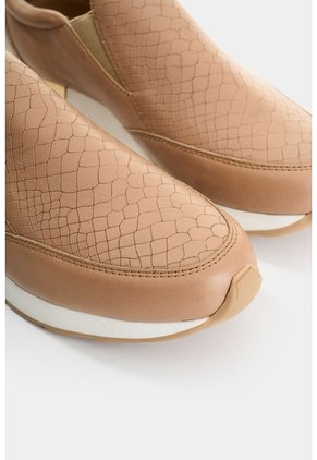 Mocasines De Cuero Grabado Para Mujer Zippa 2 Mocasines De Cuero Grabado Para Mujer Zippa 2 Arena 38 VÉLEZ