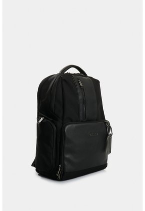 Morral Security De Lona Para Hombre Detalles En Cuero Morral Security De Lona Para Hombre Detalles En Cuero Negro VÉLEZ