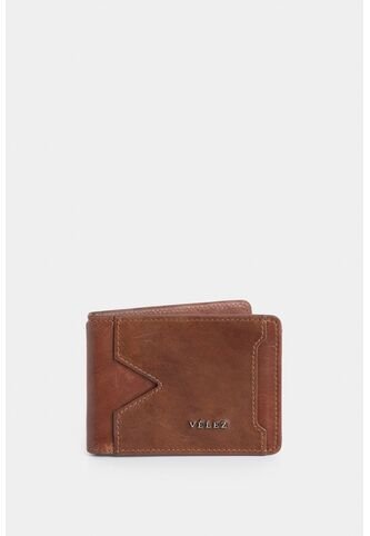 Porta Billetes Lunar 2.0 De Cuero Para Hombre Casual Porta Billetes Lunar 2.0 De Cuero Para Hombre Casual Miel VÉLEZ Vélez