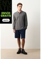Polo Manga Larga En Algodón Para Hombre Nápoles Polo Manga Larga En Algodón Para Hombre Nápoles Gris M VÉLEZ de Vélez