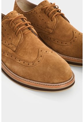 Zapatos De Cordón En Cuero Para Hombre Alessio 2 Zapatos De Cordón En Cuero Para Hombre Alessio 2 Miel 39 VÉLEZ