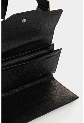 Billetera Porta Chequera De Cuero Para Mujer Damasco 2 Billetera Porta Chequera De Cuero Para Mujer Damasco 2 Negro VÉLEZ