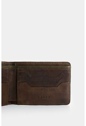 Billetera De Cuero Para Hombre Tessa Billetera De Cuero Para Hombre Tessa Verde Oliva VÉLEZ
