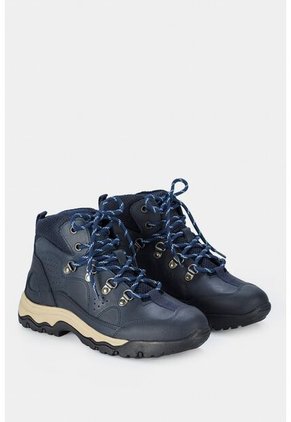 Botas Curtius De Cuero Para Mujer Detalles Perforados Botas Curtius De Cuero Para Mujer Detalles Perforados Azul 34 Vélez