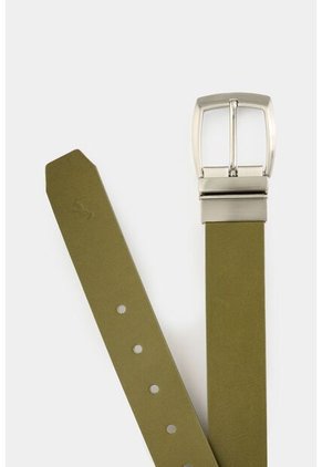 Cinturón Doble Faz De Cuero Para Hombre Serpia Cinturón Doble Faz De Cuero Para Hombre Serpia Verde Oliva 30 VÉLEZ