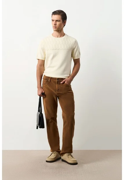 Jeans Fit Regular Para Hombre Dakar Jeans Fit Regular Para Hombre Dakar Miel 34 VÉLEZ