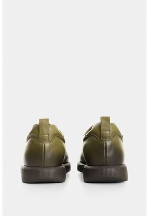 Zapatos De Atadura En Cuero Para Hombre Tikal Zapatos De Atadura En Cuero Para Hombre Tikal Verde Oliva 43 VÉLEZ