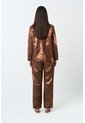 Chaqueta De Cuero Gamuzado Para Mujer Glass Chaqueta De Cuero Gamuzado Para Mujer Glass Bronce XL VÉLEZ de Vélez