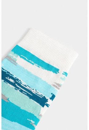 Calcetines Media Pierna Grosella De Algodón Diseño Abstracto Calcetines Media Pierna Grosella De Algodón Diseño Abstracto Azul Aguamarina XS VÉLEZ