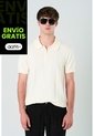 Polo Tropical Manga Corta Para Hombre Semi Fitted Polo Tropical Manga Corta Para Hombre Semi Fitted Crema XXL VÉLEZ de Vélez
