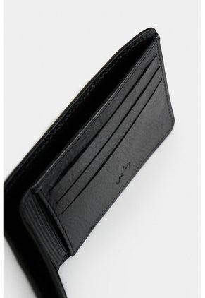 Billetera Jalisco De Cuero Para Hombre Placa óptica Billetera Jalisco De Cuero Para Hombre Placa óptica Negro VÉLEZ