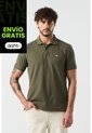 Polo Manga Corta Essential Para Hombre Textura Polo Manga Corta Essential Para Hombre Textura Verde Oliva XS VÉLEZ de Vélez