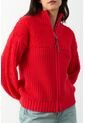 Sweater Tejido Silueta Bomber Astra Sweater Tejido Silueta Bomber Astra Rojo S VÉLEZ de Vélez
