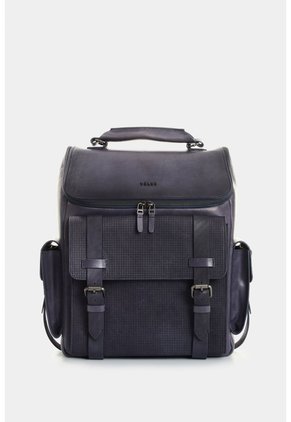 Morral De Cuero Para Hombre New Archaeology Morral De Cuero Para Hombre New Archaeology Azul Oscuro VÉLEZ