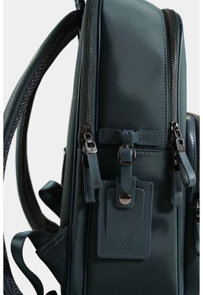 Tula Morral Legacy De Cuero Y Nylon Para Mujer Tag Para Viaje Tula Morral Legacy De Cuero Y Nylon Para Mujer Tag Para Viaje Agua Marina Vélez
