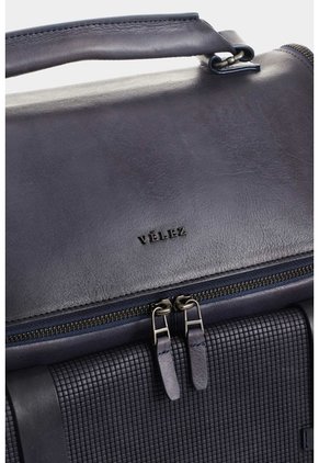 Morral De Cuero Para Hombre New Archaeology Morral De Cuero Para Hombre New Archaeology Azul Oscuro VÉLEZ
