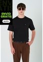 Camiseta Manga Corta Lerici Para Hombre Semi Fitted Camiseta Manga Corta Lerici Para Hombre Semi Fitted Negro XXL VÉLEZ de Vélez