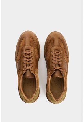 Tenis En Cuero Para Hombre Clima Nacar Tenis En Cuero Para Hombre Clima Nacar Miel 40 VÉLEZ