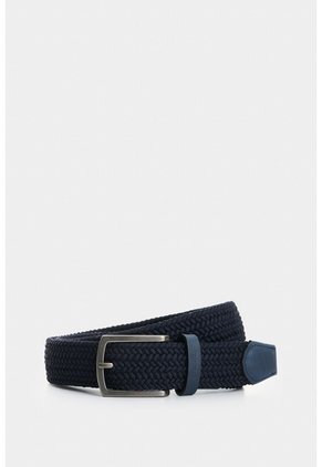 Cinturón Trenzado De Cuero Para Hombre Tyvi 2.0 Cinturón Trenzado De Cuero Para Hombre Tyvi 2.0 Azul Oscuro 44 VÉLEZ