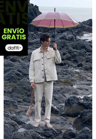 Sobrecamisa Modica Para Hombre Oversized Sobrecamisa Modica Para Hombre Oversized Crema XXL VÉLEZ Vélez