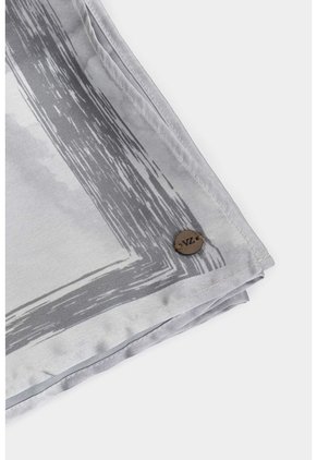 Pañuelo Grande En Tejido Plano Para Mujer Cuadrado Pañuelo Grande En Tejido Plano Para Mujer Cuadrado Gris XS VÉLEZ