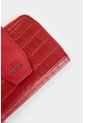 Billetera Hiedra De Cuero Para Mujer Grabado Billetera Hiedra De Cuero Para Mujer Grabado Rojo VÉLEZ de Vélez