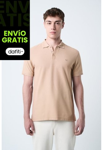 Polo Para Hombre Semi Fit Detalle Jacquard Polo Para Hombre Semi Fit Detalle Jacquard Arena XL VÉLEZ Vélez
