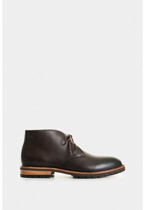 Botines De Cuero Para Hombre Ocean Botines De Cuero Para Hombre Ocean Cafe 41 VÉLEZ