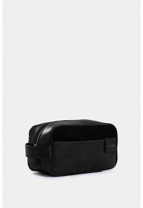 Organizador De Viaje Lakost 2 De Cuero Para Hombre Efecto Envejecido Organizador De Viaje Lakost 2 De Cuero Para Hombre Efecto Envejecido Negro VÉLEZ