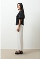 Camiseta En Lino Y Tejido De Punto Para Mujer Gael Camiseta En Lino Y Tejido De Punto Para Mujer Gael Negro L VÉLEZ de Vélez