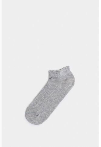 Calcetines Tobilleros En Tejido Rectilíneo Para Mujer Detalle Lúrex Calcetines Tobilleros En Tejido Rectilíneo Para Mujer Detalle Lúrex Gris XS VÉLEZ Vélez