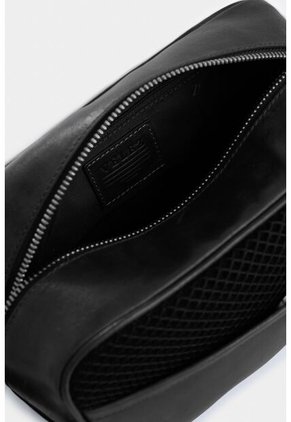 Organizador De Viaje Lakost 2 De Cuero Para Hombre Efecto Envejecido Organizador De Viaje Lakost 2 De Cuero Para Hombre Efecto Envejecido Negro VÉLEZ