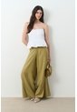 Pantalón Palazzo Soren Para Mujer Silueta Holgada Pantalón Palazzo Soren Para Mujer Silueta Holgada Verde Oliva 12 VÉLEZ de Vélez