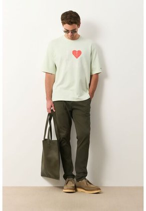 Camiseta Cropped En Algodón Para Hombre I Love Latinas Camiseta Cropped En Algodón Para Hombre I Love Latinas Verde L VÉLEZ