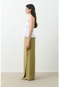 Pantalón Palazzo Soren Para Mujer Silueta Holgada Pantalón Palazzo Soren Para Mujer Silueta Holgada Verde Oliva 12 VÉLEZ de Vélez