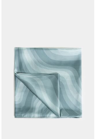 Pañuelo Ciboria En Tejido Plano Para Mujer Estampado Pañuelo Ciboria En Tejido Plano Para Mujer Estampado Agua Marina Vélez Vélez