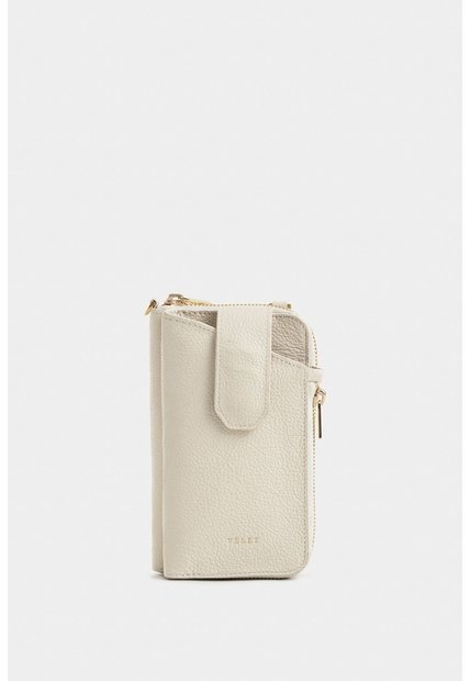 Porta Chequera Ibiza De Cuero Para Mujer Cargadera Removible Porta Chequera Ibiza De Cuero Para Mujer Cargadera Removible Blanco VÉLEZ
