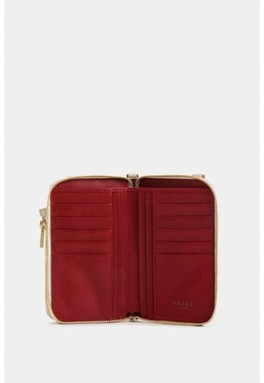 Porta Chequera Ibiza De Cuero Para Mujer Cargadera Removible Porta Chequera Ibiza De Cuero Para Mujer Cargadera Removible Blanco VÉLEZ