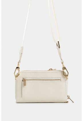 Porta Chequera Ibiza De Cuero Para Mujer Cargadera Removible Porta Chequera Ibiza De Cuero Para Mujer Cargadera Removible Blanco VÉLEZ