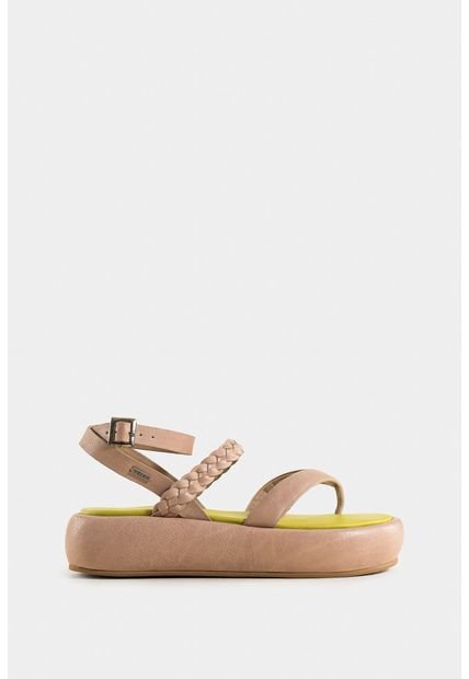 Sandalias Plataforma Ryn De Cuero Para Mujer Detalle Trenzado Sandalias Plataforma Ryn De Cuero Para Mujer Detalle Trenzado Arena 37 Vélez