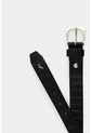 Cinturón Unifaz Pradera De Cuero Para Mujer Grabado Cinturón Unifaz Pradera De Cuero Para Mujer Grabado Negro L VÉLEZ de Vélez