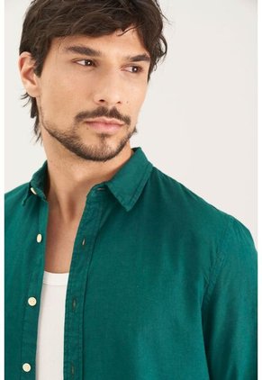 Camisa Manga Larga Eridanus En Tela Premium Para Hombre Camisa Manga Larga Eridanus En Tela Premium Para Hombre Verde L Vélez