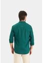 Camisa Manga Larga Eridanus En Tela Premium Para Hombre Camisa Manga Larga Eridanus En Tela Premium Para Hombre Verde L Vélez de Vélez
