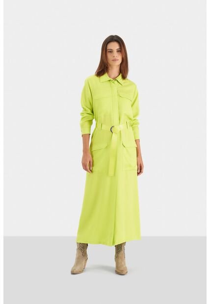 Maxi Vestido Sinaí Para Mujer Estilo Cargo Maxi Vestido Sinaí Para Mujer Estilo Cargo Verde Limon 08 Vélez