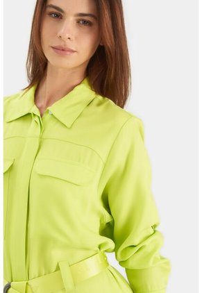 Maxi Vestido Sinaí Para Mujer Estilo Cargo Maxi Vestido Sinaí Para Mujer Estilo Cargo Verde Limon 08 Vélez