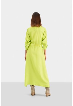 Maxi Vestido Sinaí Para Mujer Estilo Cargo Maxi Vestido Sinaí Para Mujer Estilo Cargo Verde Limon 08 Vélez