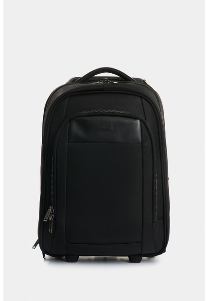 Morral Arezzo En Lona Para Hombre Detalle Cuero Morral Arezzo En Lona Para Hombre Detalle Cuero Negro VÉLEZ