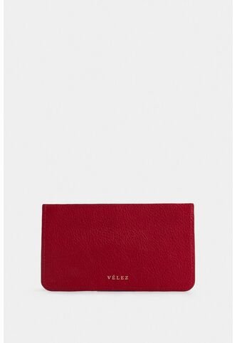 Porta Tarjetas Ava De Cuero Para Mujer Detalle Jacquard Porta Tarjetas Ava De Cuero Para Mujer Detalle Jacquard Rojo VÉLEZ Vélez
