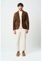 Blazer De Cuero Gamuzado Para Hombre Sole Blazer De Cuero Gamuzado Para Hombre Sole Miel L VÉLEZ de Vélez